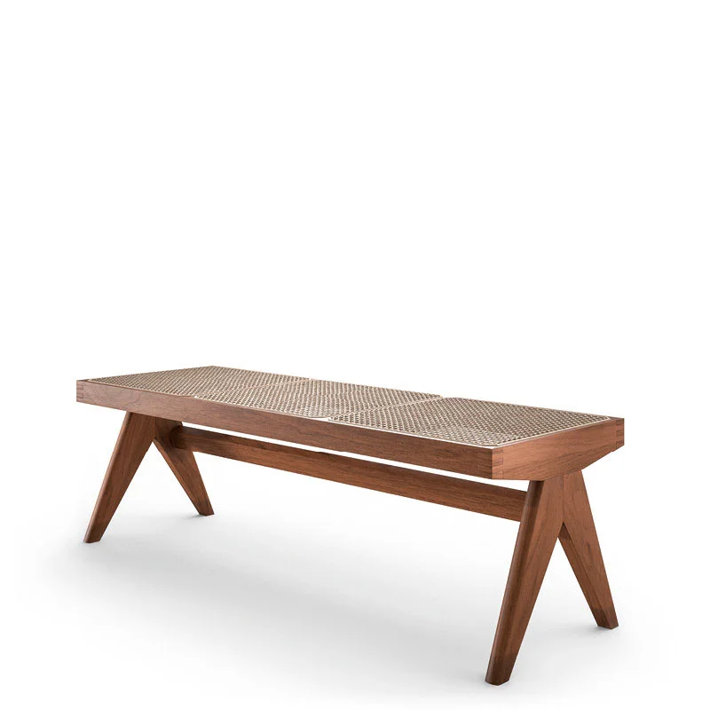 CASSINA CIVIL BENCH 藤編長凳